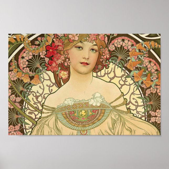 Alphonse Mucha – Art Nouveau Master Poster (Front)