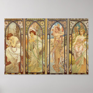 Alphonse Mucha – Art Nouveau Master Poster