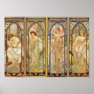 Alphonse Mucha – Art Nouveau Master Poster