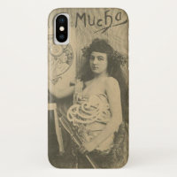 Alphonse mucha art nouveau model photograph