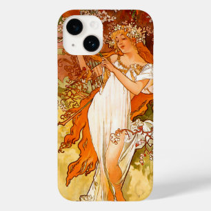 Alphonse Mucha Art Nouveau Spring Case-Mate iPhone 14 Case