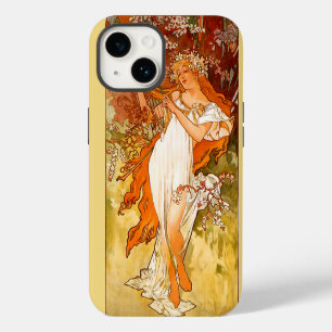 Alphonse Mucha Art Nouveau Spring iPhone 14 Case