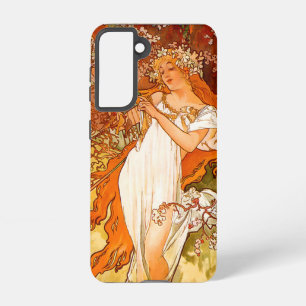 Alphonse Mucha Art Nouveau Spring Samsung Galaxy Case