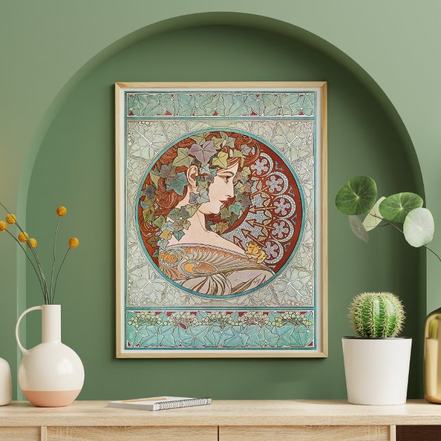 Alphonse Mucha Art Nouveau vintage poster  (Creator Uploaded)