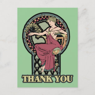 Alphonse Mucha Art Postcard