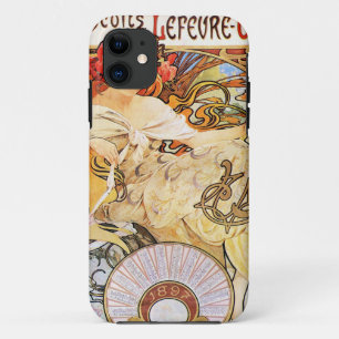 Alphonse Mucha Biscuits Lefevre-Utile iPhone 11 Case