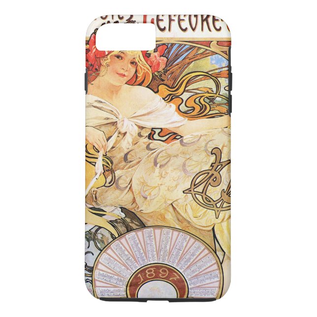 Alphonse Mucha Biscuits Lefevre-Utile Case-Mate iPhone Case (Back)