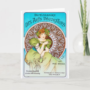 Alphonse Mucha Card