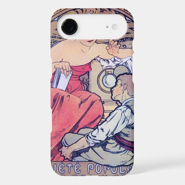 Alphonse Mucha Case-Mate iPhone Case (Back)