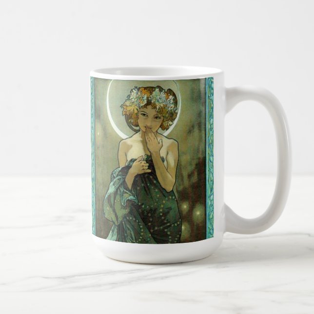 Alphonse Mucha Clair De Lune Mug (Right)