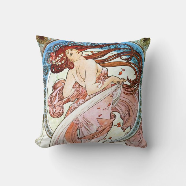 Alphonse Mucha Dance Cushion (Front)