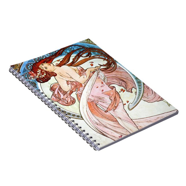 Alphonse Mucha Dance Notebook (Right Side)