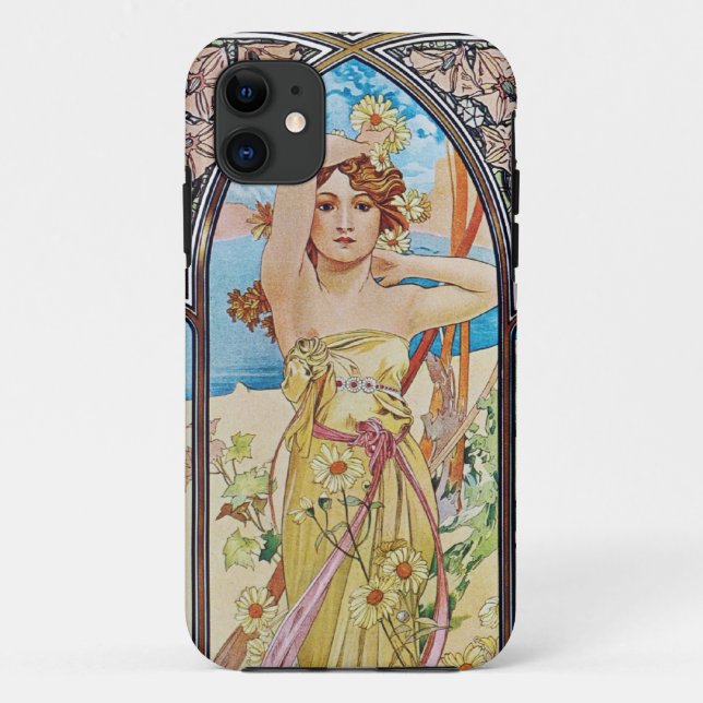 Alphonse Mucha Daybreak iPhone 5 Case (Back)