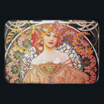 Alphonse Mucha Daydream Floral Vintage Art Nouveau Bath Mat<br><div class="desc">Alphonse Mucha Daydream Reverie Art Nouveau Alfons Mucha, often known in English and French as Alphonse Mucha, was a Czech Art Nouveau painter and decorative artist, known best for his distinct style. He produced many paintings, illustrations, advertisements, postcards, and designs. Daydream features a beautiful dreamy-eyed woman holding a book. The...</div>