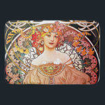 Alphonse Mucha Daydream Floral Vintage Art Nouveau Bath Mat<br><div class="desc">Alphonse Mucha Daydream Reverie Art Nouveau Alfons Mucha, often known in English and French as Alphonse Mucha, was a Czech Art Nouveau painter and decorative artist, known best for his distinct style. He produced many paintings, illustrations, advertisements, postcards, and designs. Daydream features a beautiful dreamy-eyed woman holding a book. The...</div>