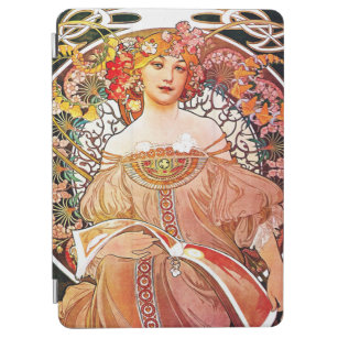 Alphonse Mucha Daydream Floral Vintage Art Nouveau iPad Air Cover