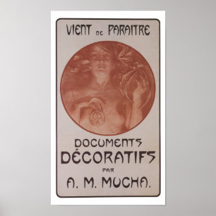 Alphonse Mucha ~ Documents Decoratifs 1902 Poster