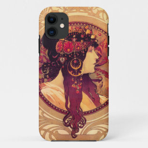 Alphonse Mucha Donna Orechini iPhone 5 Case