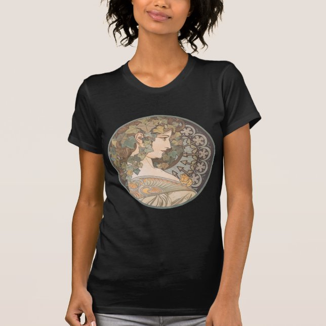 Alphonse Mucha - Erin T-Shirt (Front)