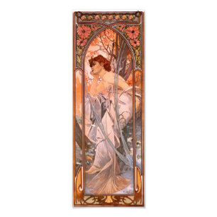 Alphonse Mucha Evening Reverie Print