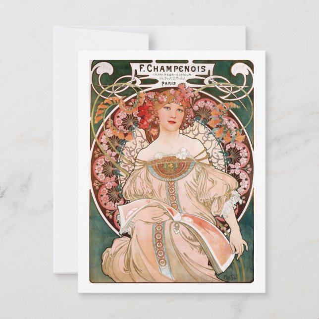 Alphonse Mucha F. Champenois (Front)