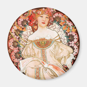 Alphonse Mucha F. Champenois Magnet