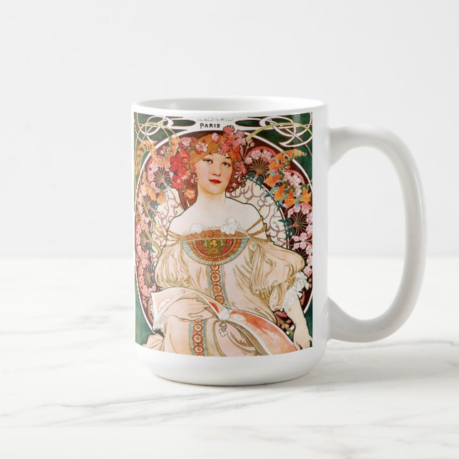 Alphonse Mucha F. Champenois Mug (Right)
