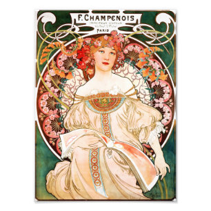 Alphonse Mucha F. Champenois Print