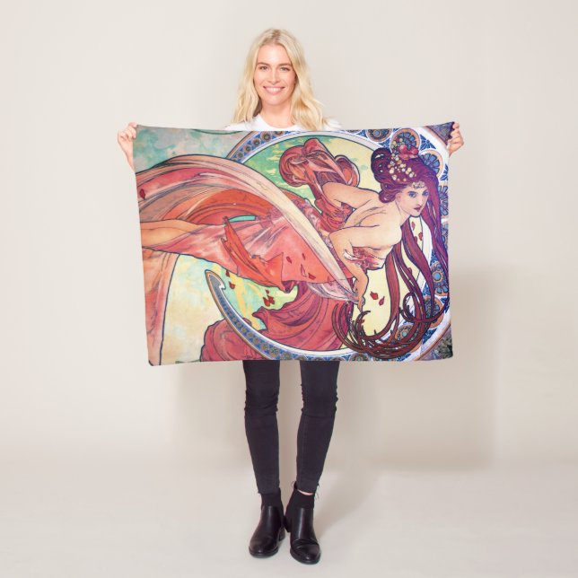 Alphonse Mucha Fleece Blanket (In Situ)