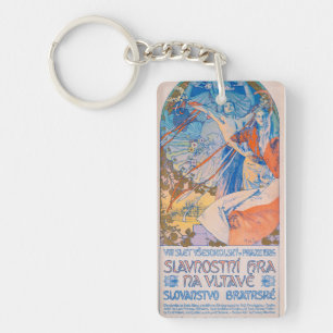 Alphonse Mucha for Sokol Festival (1926) Key Ring