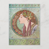 Alphonse Mucha Goddess Art