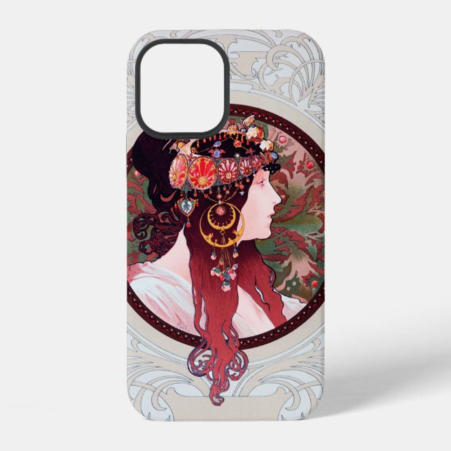 Alphonse Mucha iPhone Case (Back)