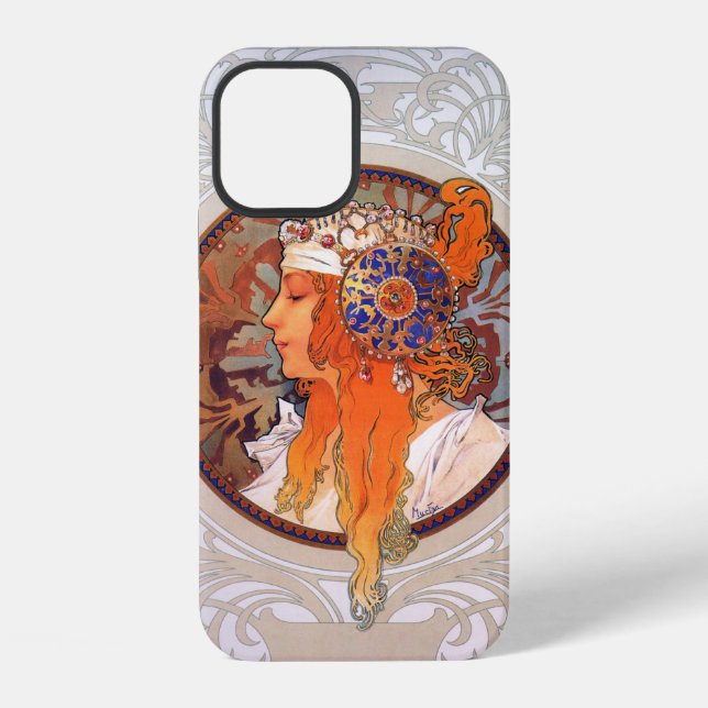 Alphonse Mucha iPhone Case (Back)