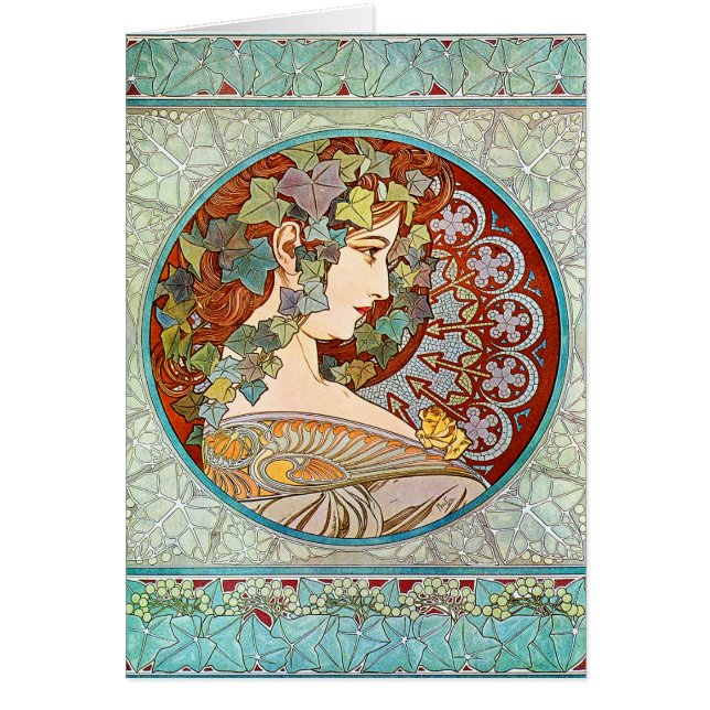 Alphonse Mucha Ivy (Front)