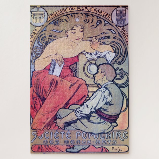 Alphonse Mucha Jigsaw Puzzle (Vertical)