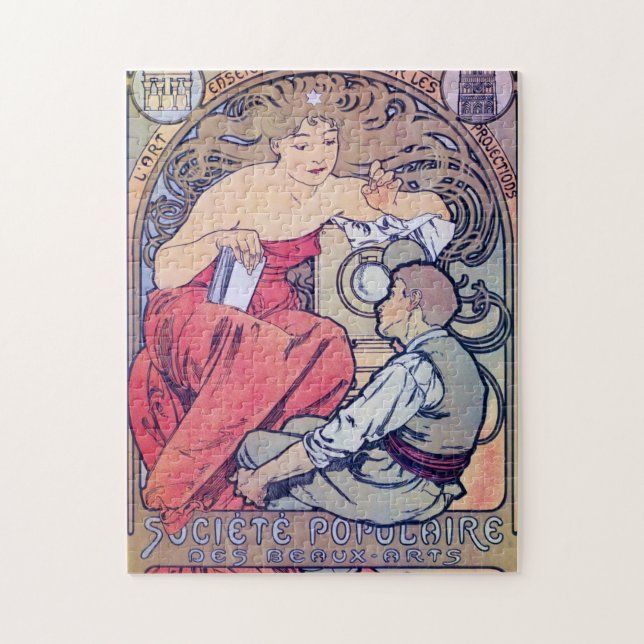 Alphonse Mucha Jigsaw Puzzle (Vertical)