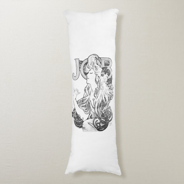 Alphonse Mucha JOB ISOGS Body Cushion (Front Vertical)