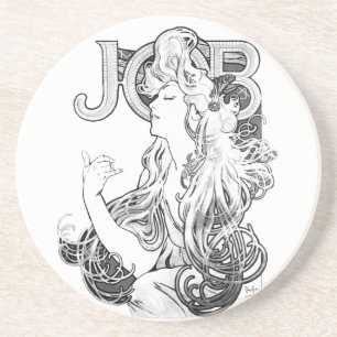 Alphonse Mucha JOB ISOGS Coaster