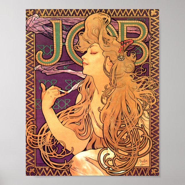 Alphonse Mucha - Job Poster (Front)