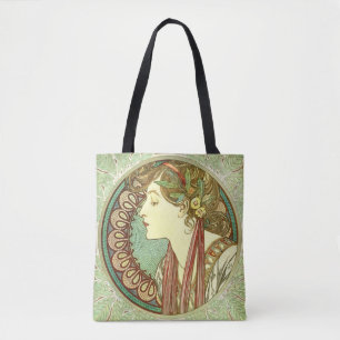 Alphonse Mucha Laurel GalleryHD Tote Bag