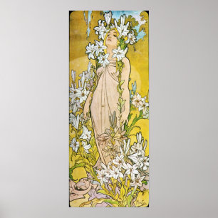 Alphonse Mucha. Le Lys/Lily, 1897 Poster