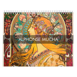 Alphonse Mucha Masterpiece Calendar