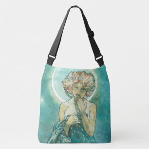 Alphonse Mucha Moonlight Clair De Lune Art Nouveau Crossbody Bag