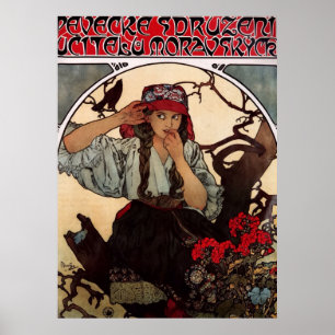 Alphonse Mucha Moravian Teacher's Choir GalleryHD Poster