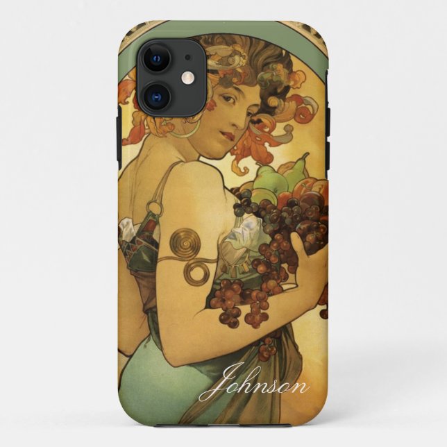 Alphonse Mucha Painting Case-Mate iPhone Case (Back)