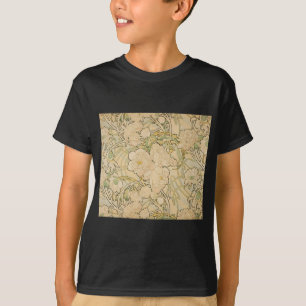 Alphonse Mucha Peonies Peony Roses Fawn 1897 T-Shirt