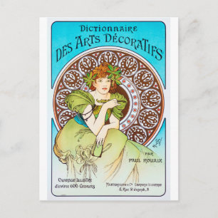 Alphonse Mucha Postcard
