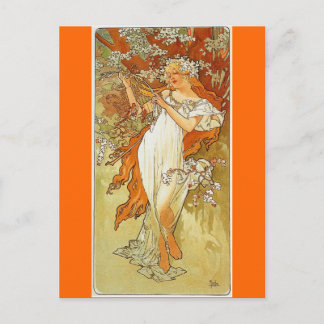 Alphonse Mucha Postcard