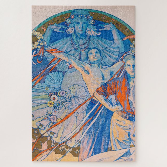 Alphonse Mucha Poster for Sokol Festival (1926) Jigsaw Puzzle (Vertical)
