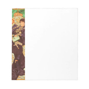 Alphonse Mucha Prince and Dragon Updated Notepad